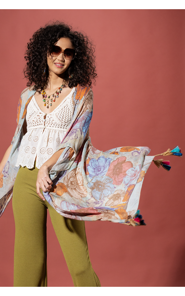 Terra Blossom Kimono