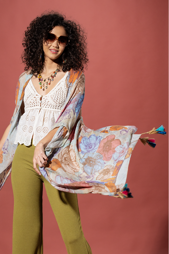 Terra Blossom Kimono