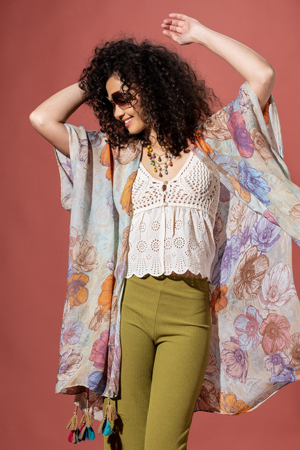 Terra Blossom Kimono
