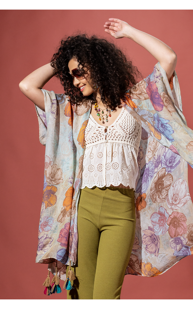 Terra Blossom Kimono
