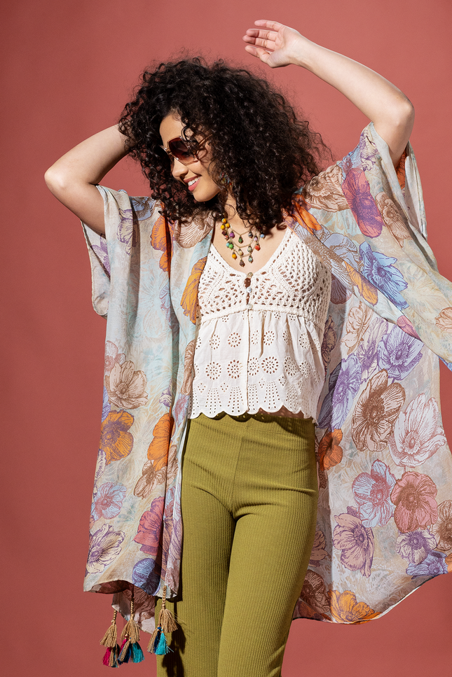 Terra Blossom Kimono