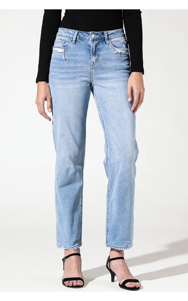 High Rise Baggy Straight