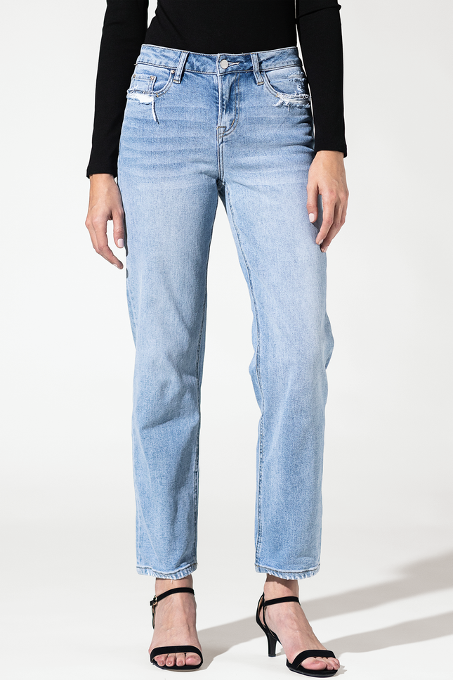 High Rise Baggy Straight