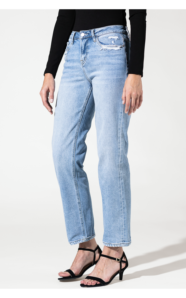 High Rise Baggy Straight