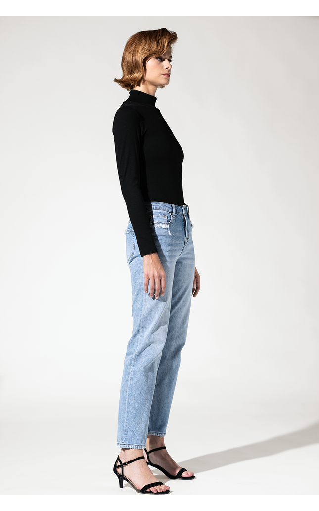 High Rise Baggy Straight