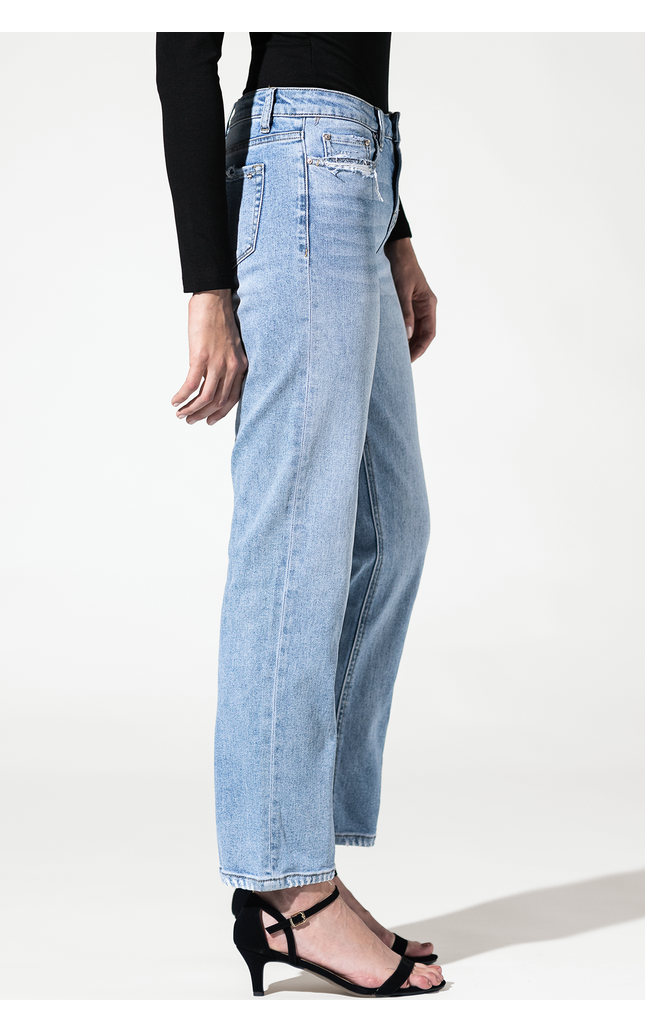 High Rise Baggy Straight