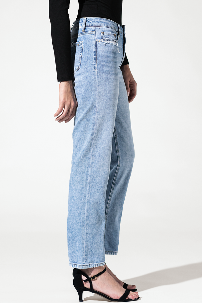 High Rise Baggy Straight