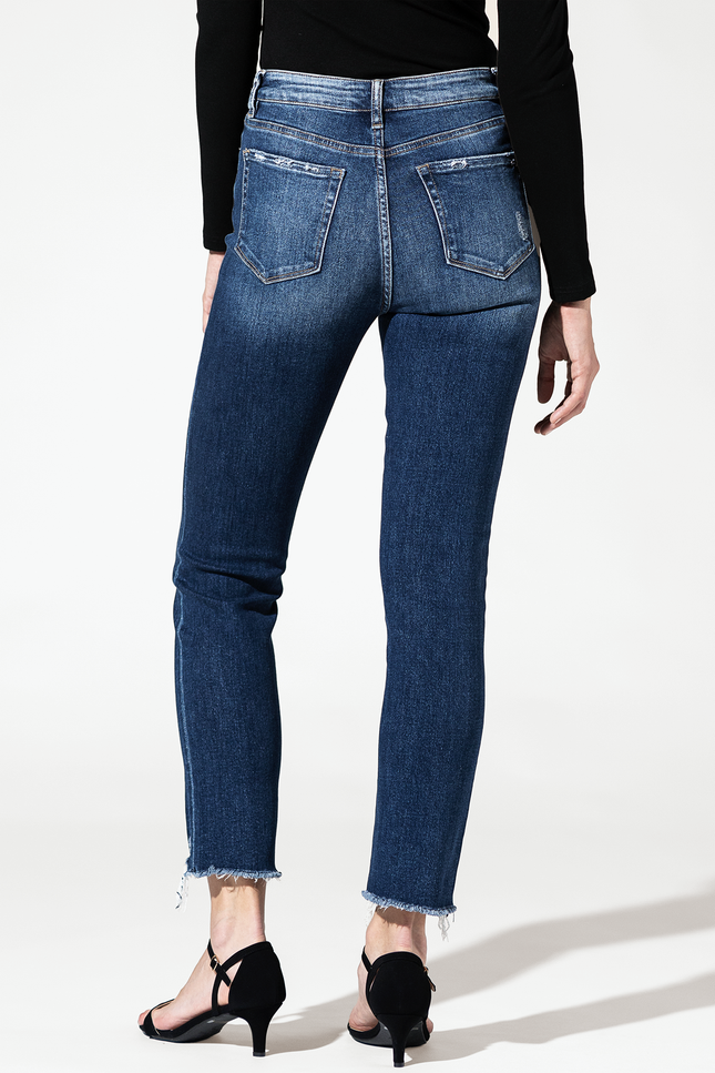 Super High Rise Straight Leg with Step Hem