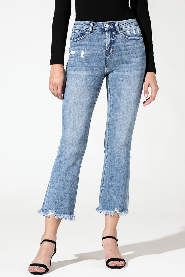 High Rise Crop Flare