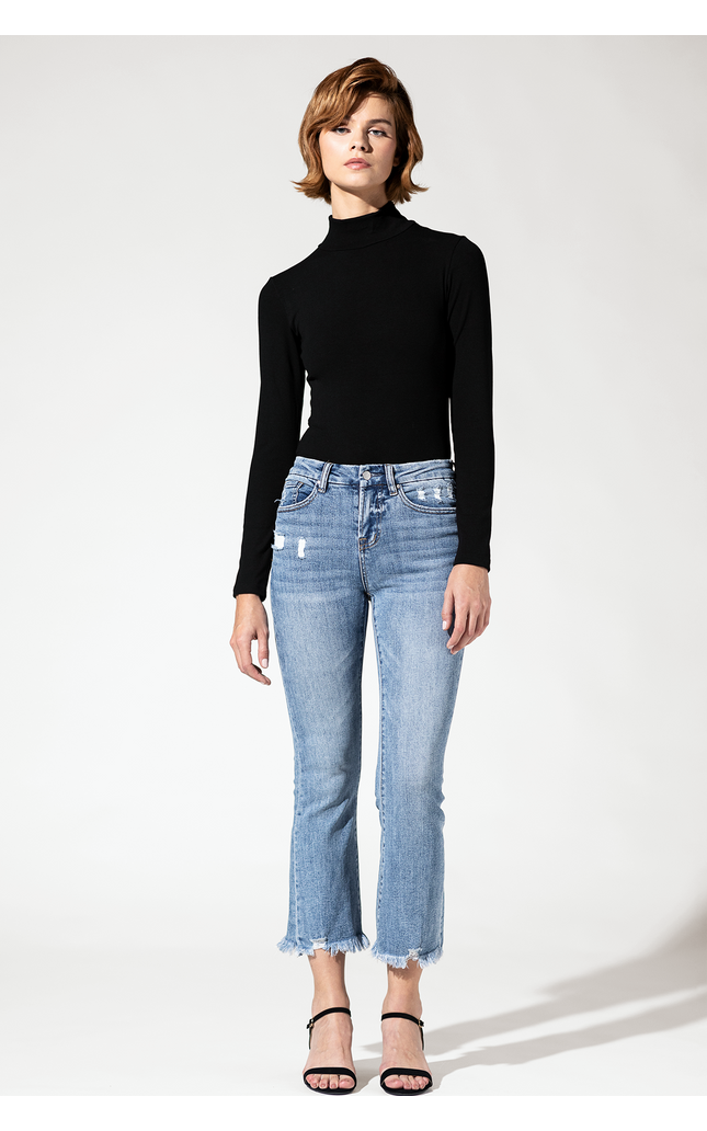 High Rise Crop Flare