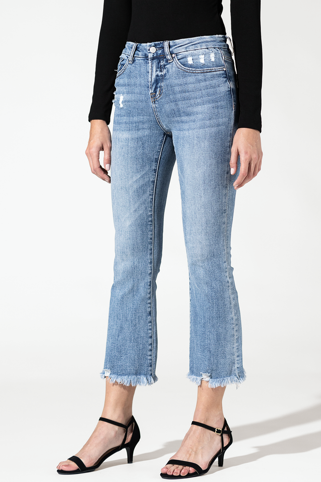 High Rise Crop Flare
