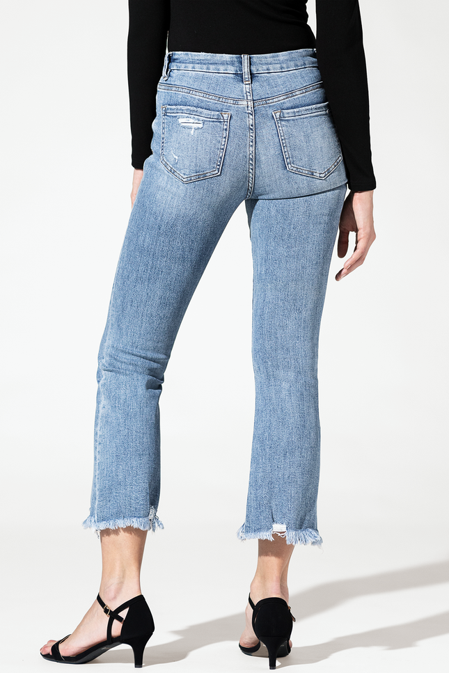 High Rise Crop Flare