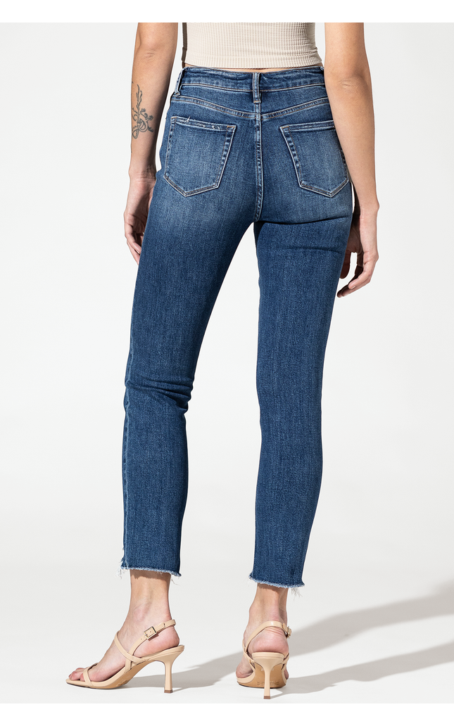 Super High Rise Straight Leg with Step Hem