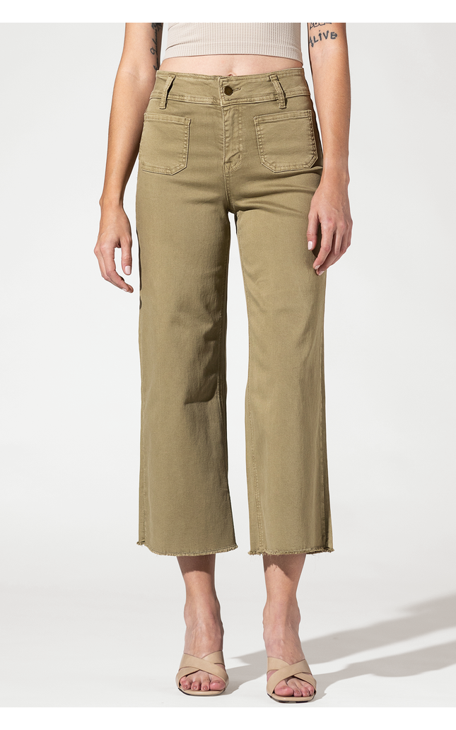 Super High Rise Wide Leg with Front Pockets