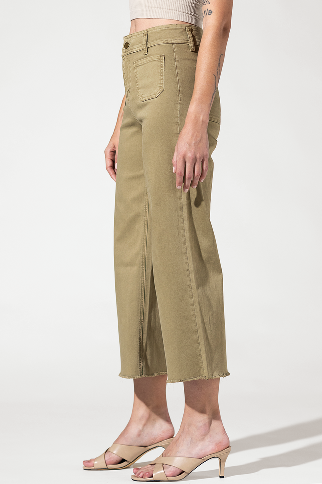 Super High Rise Wide Leg with Front Pockets