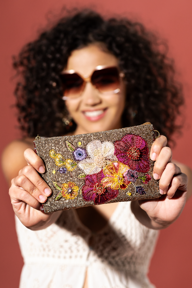 Budding Romance Crossbody Phone Bag