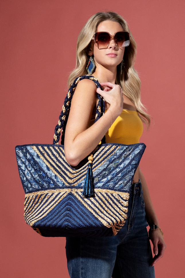 Biloxi Breeze Jute Bag