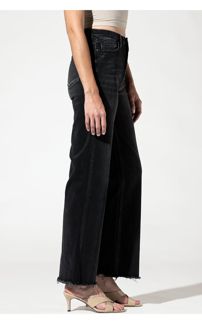 High Rise Crop Wide Leg