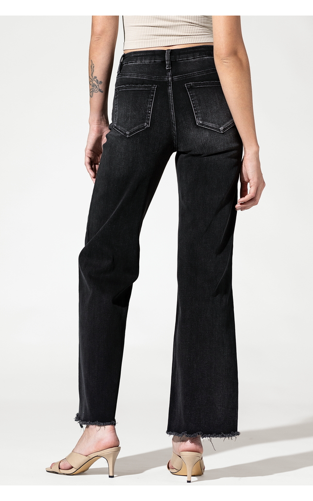 High Rise Crop Wide Leg