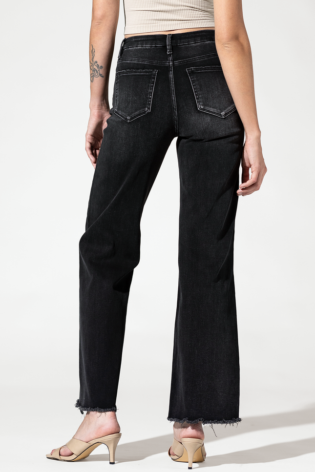 High Rise Crop Wide Leg