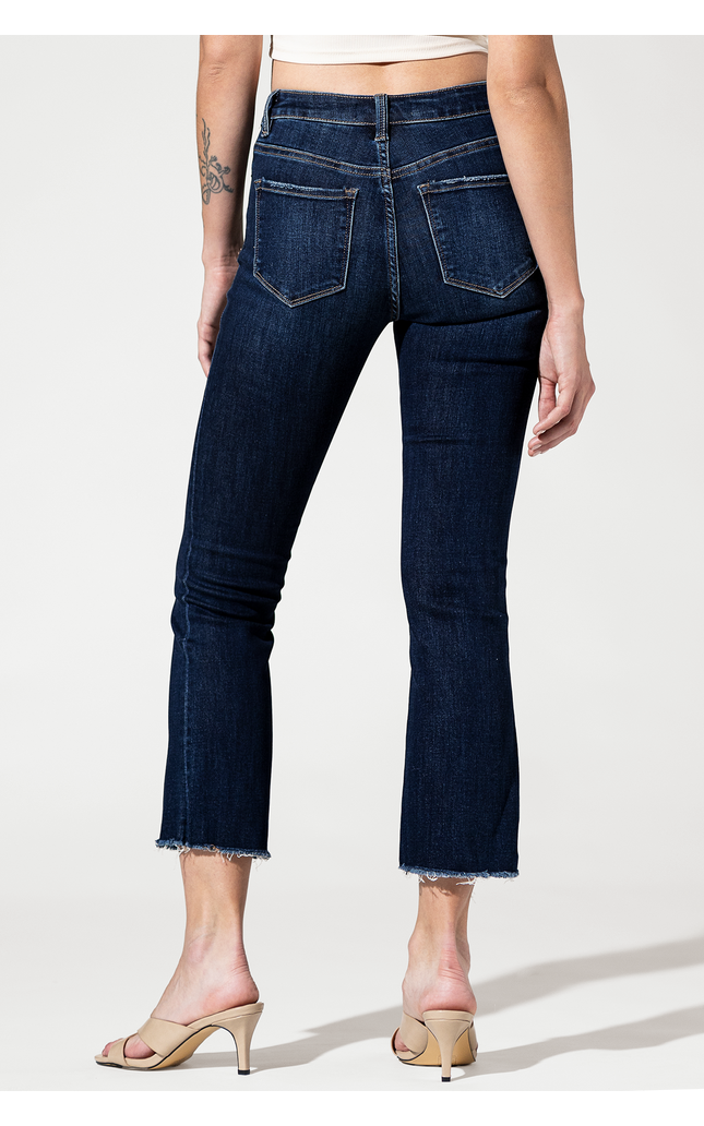 Mid Rise Boot Cut Crop