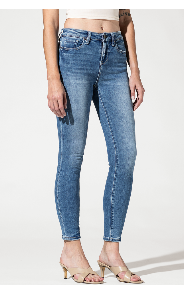 High Rise Ankle Skinny