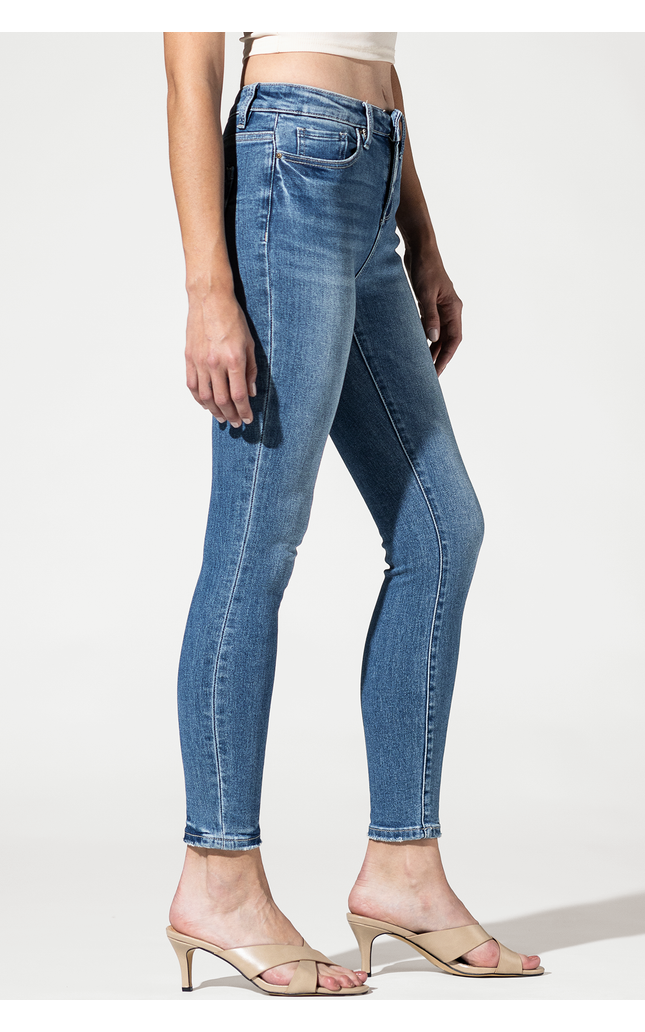 High Rise Ankle Skinny