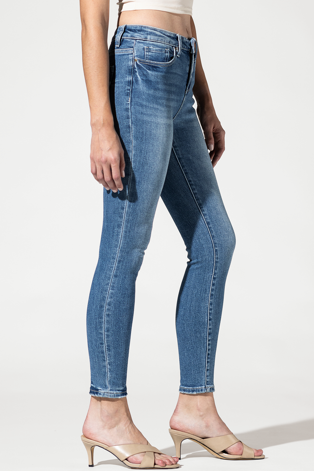 High Rise Ankle Skinny