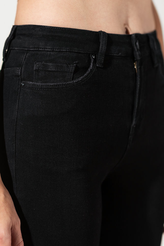 High Rise Crop Wide Leg