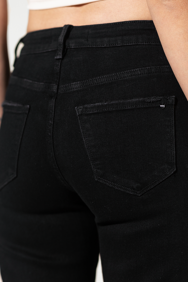 High Rise Crop Wide Leg