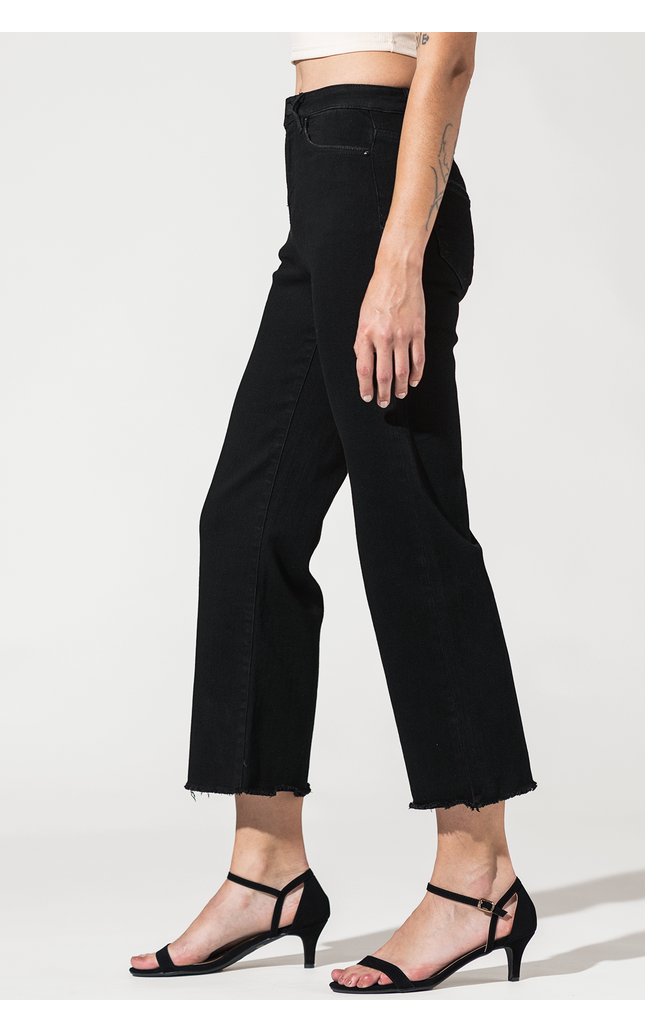 High Rise Crop Wide Leg