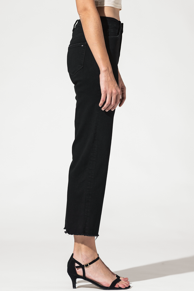 High Rise Crop Wide Leg