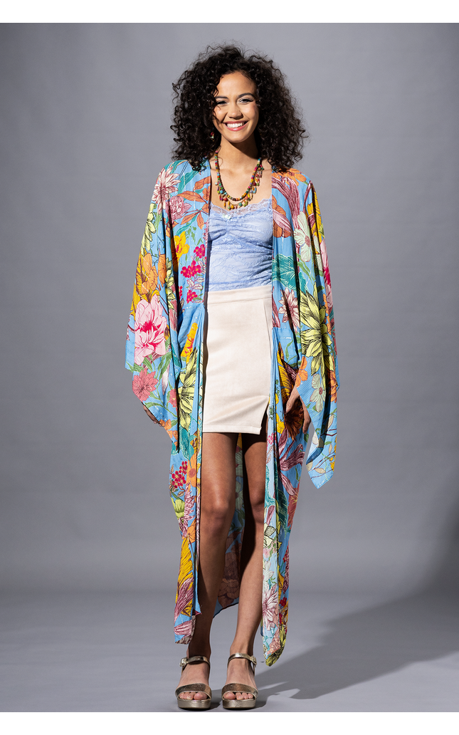Skyflower Kimono