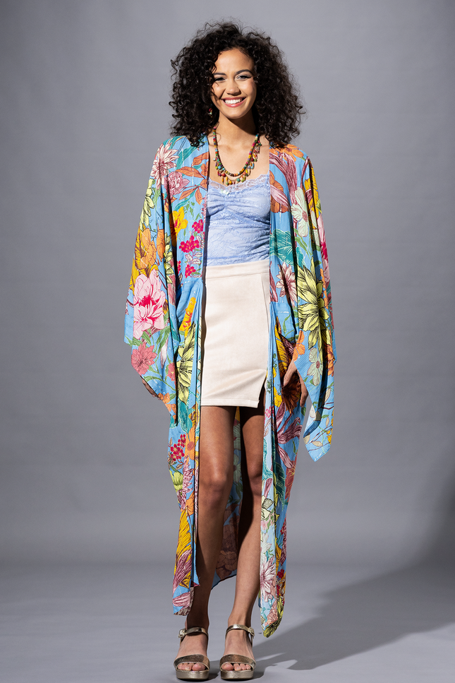 Skyflower Kimono