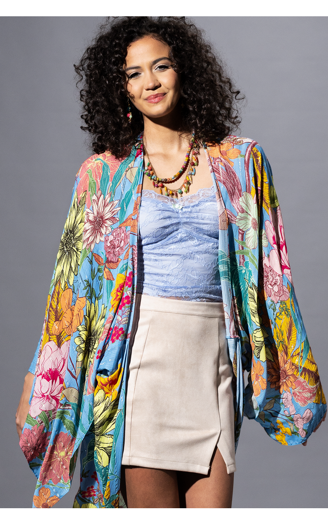 Skyflower Kimono