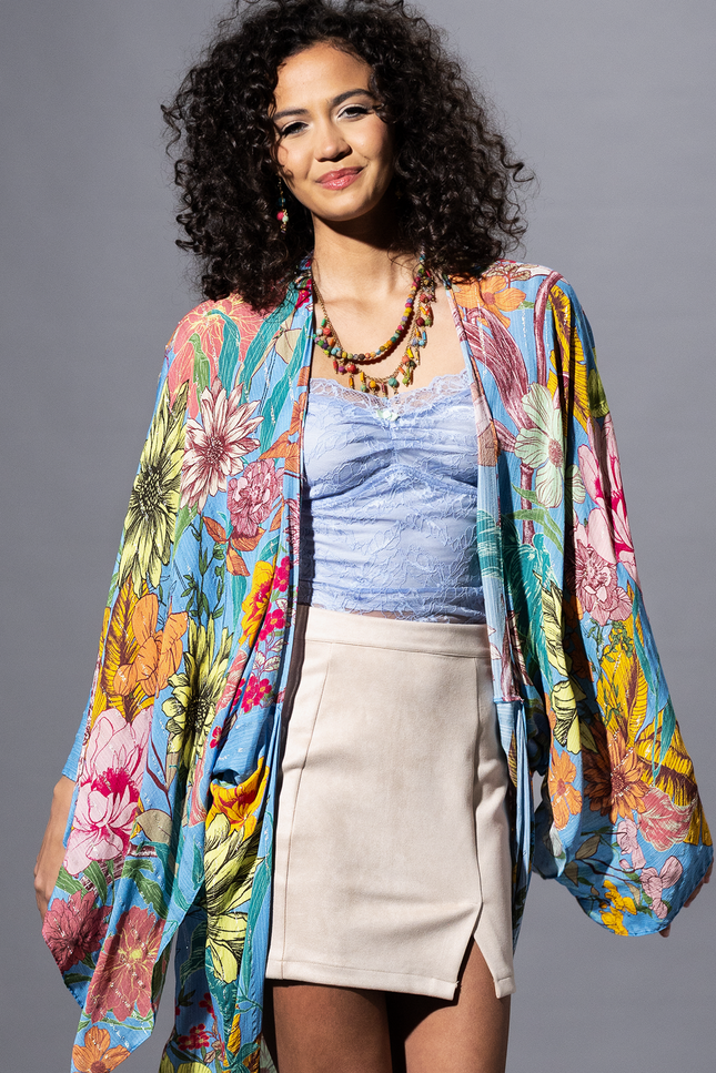 Skyflower Kimono