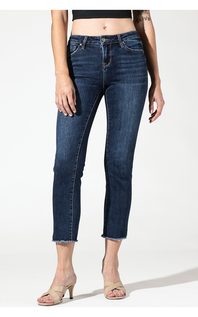 Skinny Mid Rise Crop