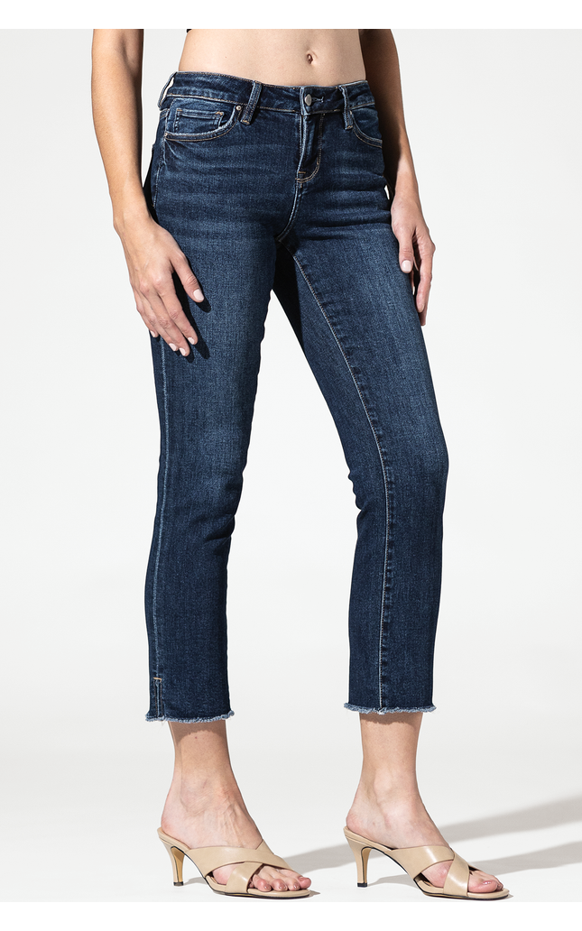 Skinny Mid Rise Crop