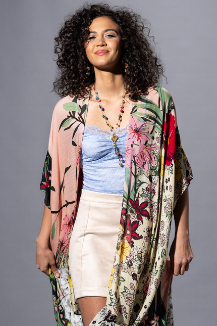 Blush Meadow Kimono