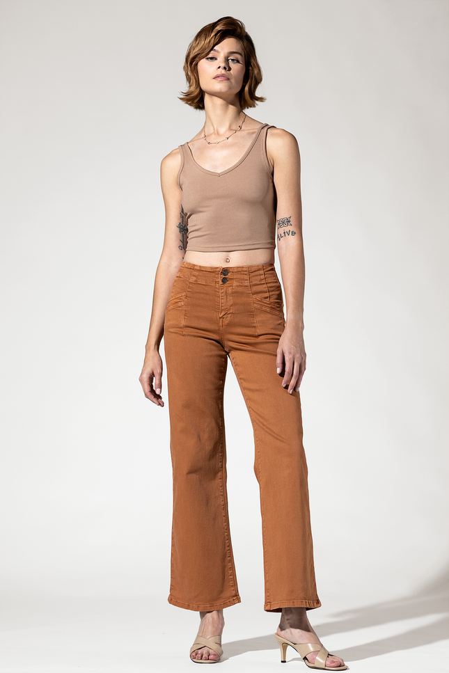 High Rise Wide Leg