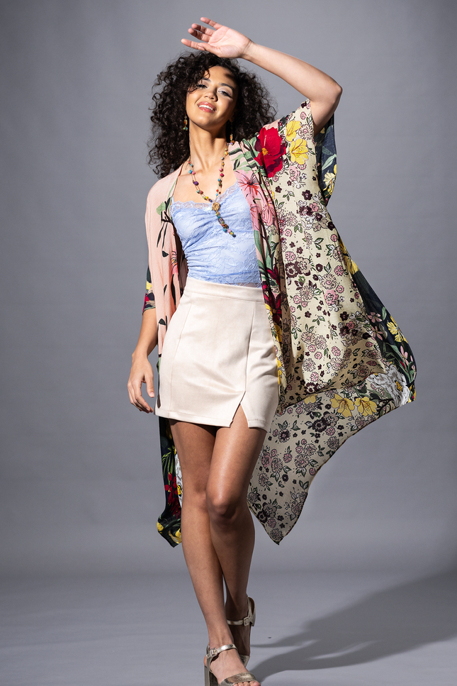Blush Meadow Kimono