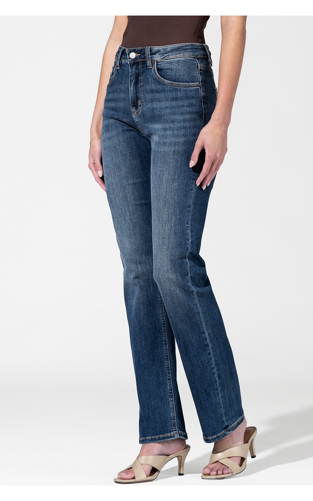 Carrie High Rise Straight Leg Jean