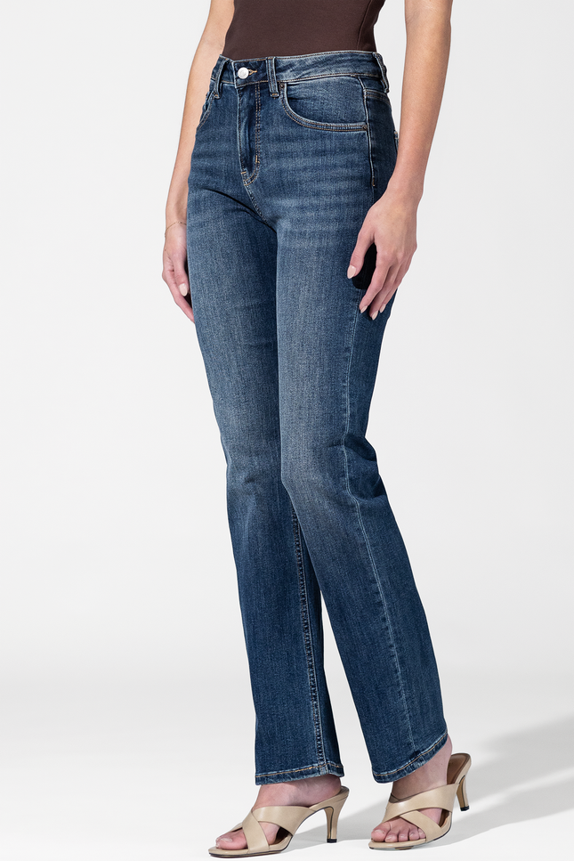 Carrie High Rise Straight Leg Jean