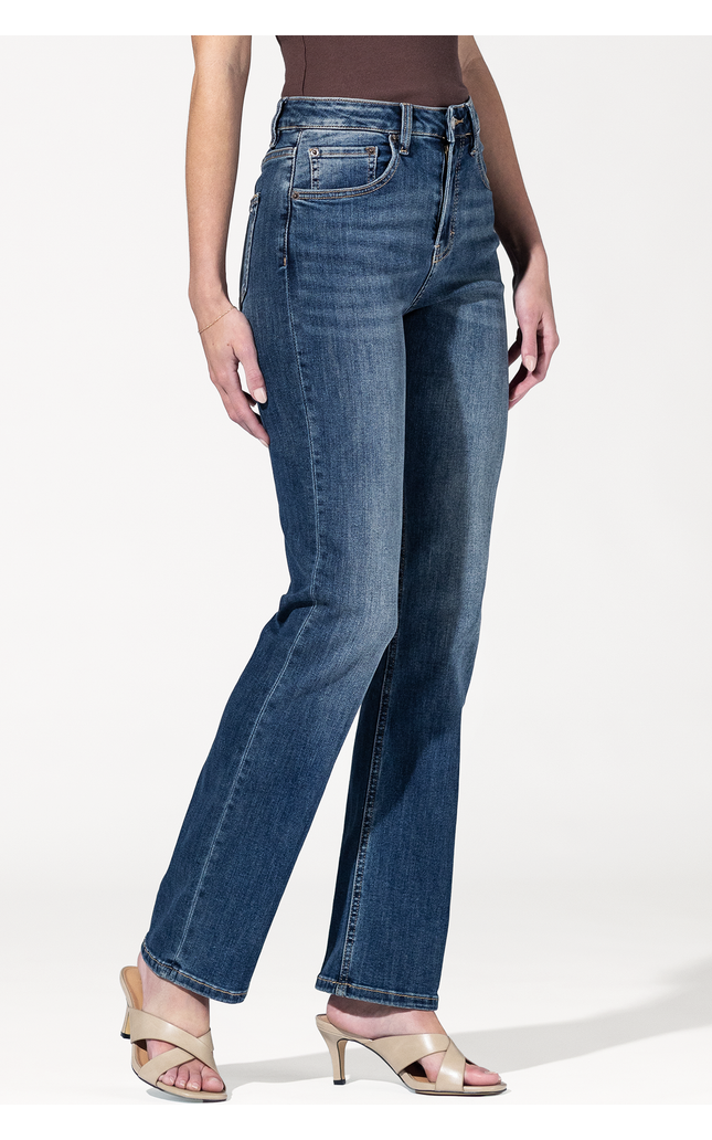 Carrie High Rise Straight Leg Jean