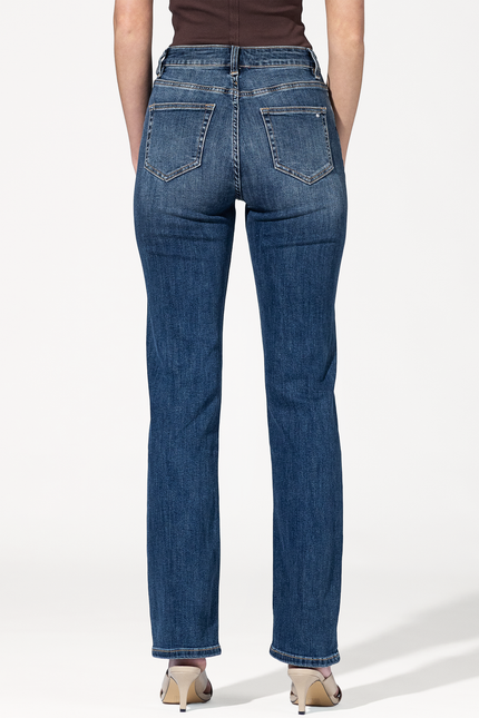 Carrie High Rise Straight Leg Jean