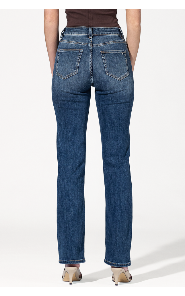 Carrie High Rise Straight Leg Jean