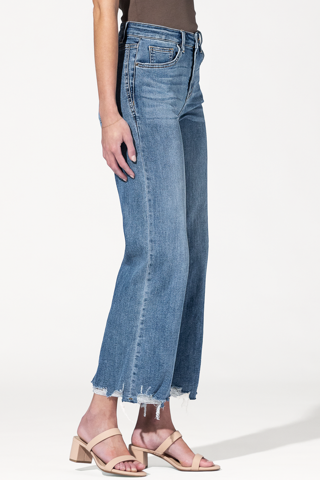 Easy Rider Distressed Barrel Jeans
