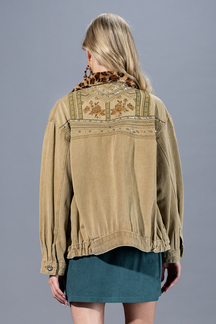 Golden Meadow Embroidered Jacket
