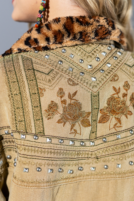 Golden Meadow Embroidered Jacket