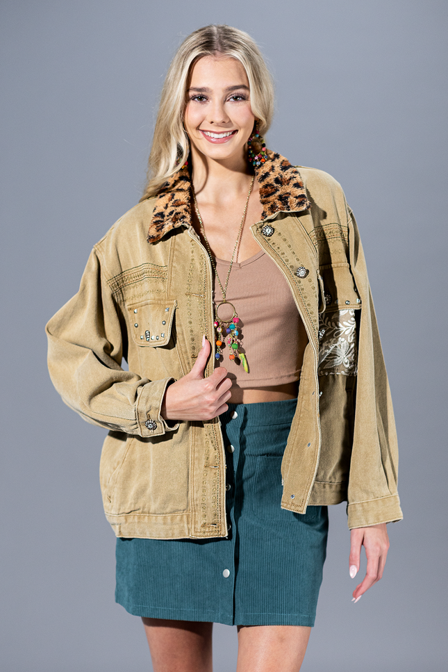 Golden Meadow Embroidered Jacket